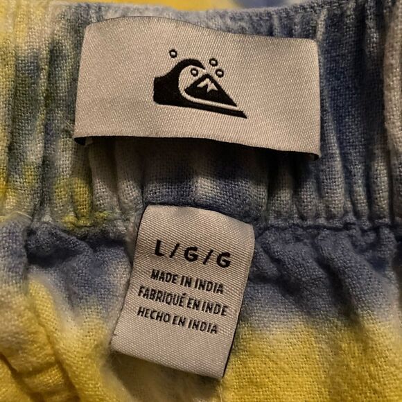 Quiksilver Womens Elasticated Linen Shorts Woman’s Size L - Picture 6 of 6